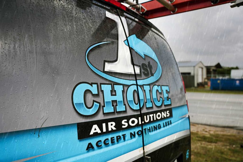 1st Choice Air Solution Service Van